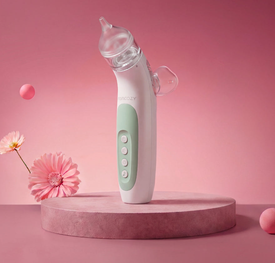 Momcozy BreezyClear™ 2-in-1 Elektrischer Nasensauger mit Sprüh- und Saugfunktion