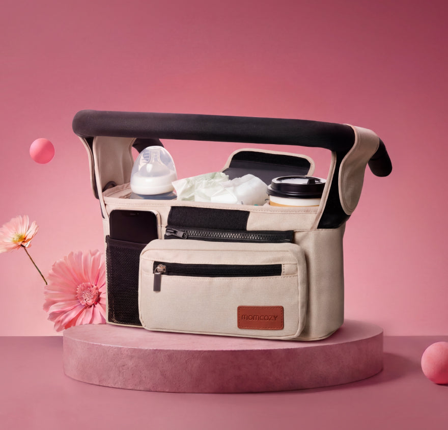 Momcozy Kinderwagenorganizer - All-in-One-Becherhalter & Haustierkinderwagen