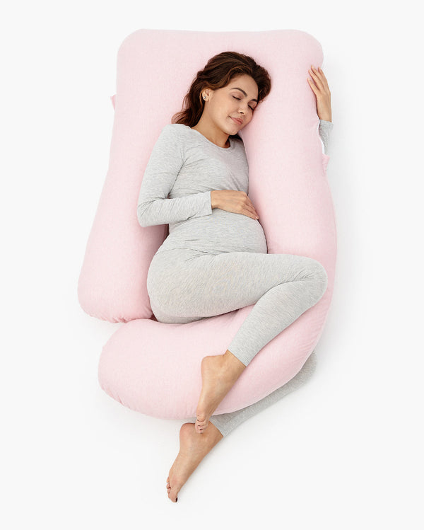 Huggable – U-förmiges Baumwoll-Schwangerschaftskissen