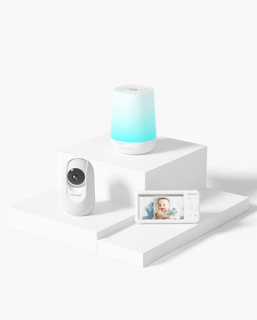 Baby Care Bundle: Smart Baby Sound Machine and One Baby Monitor