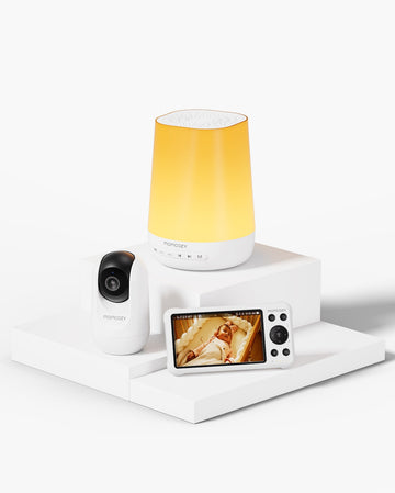 Baby Care Bundle: Intelligente Baby Sound Maschine und Dual-Mode Babyphone BM04