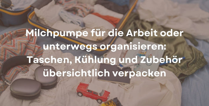 Milchpumpe für die Arbeit oder unterwegs organisieren: Taschen, Kühlung und Zubehör übersichtlich verpacken
