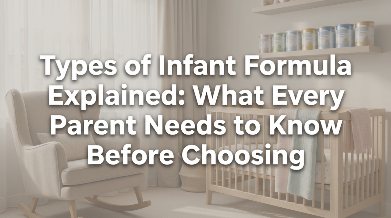Types of Infant Formula Explained: What Every Parent Needs to Know Before Choosing