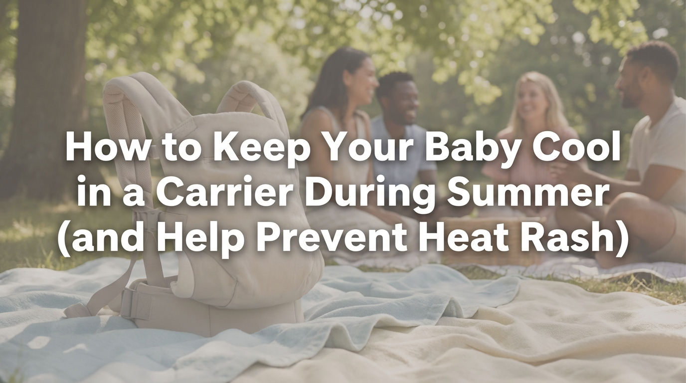 How to Keep Your Baby Cool in a Carrier During Summer (and Help Prevent Heat Rash)