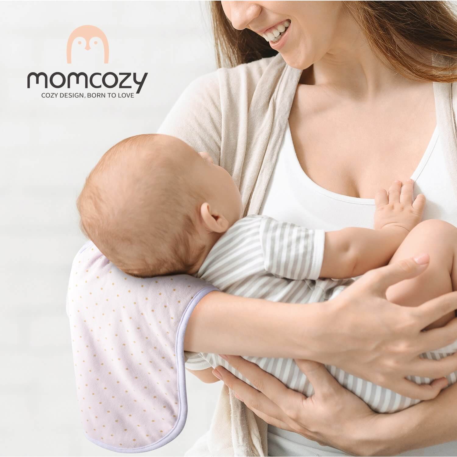 Die 5 Vorteile von Spucktüchern für Babys