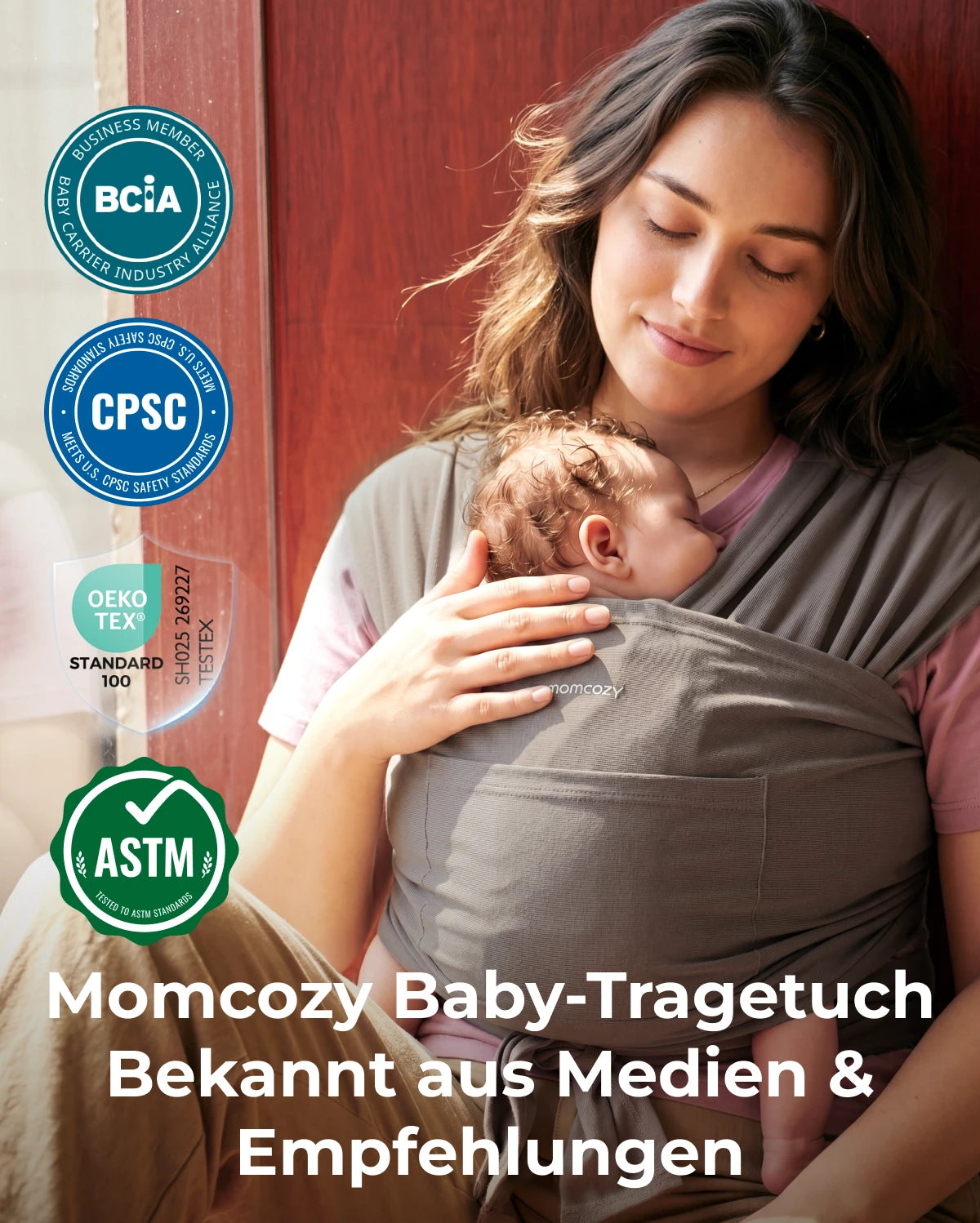 Easy to Wear Hands Free - Baby Wrap Carrier