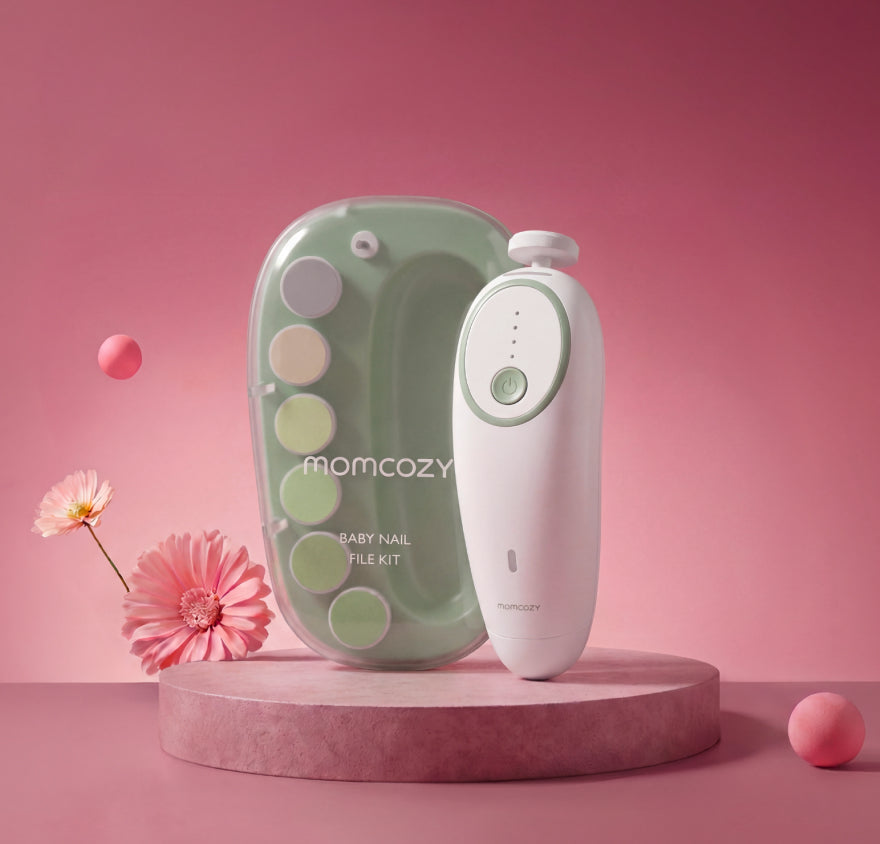 Momcozy Elektrische Babynagelfeile - Geräuscharm