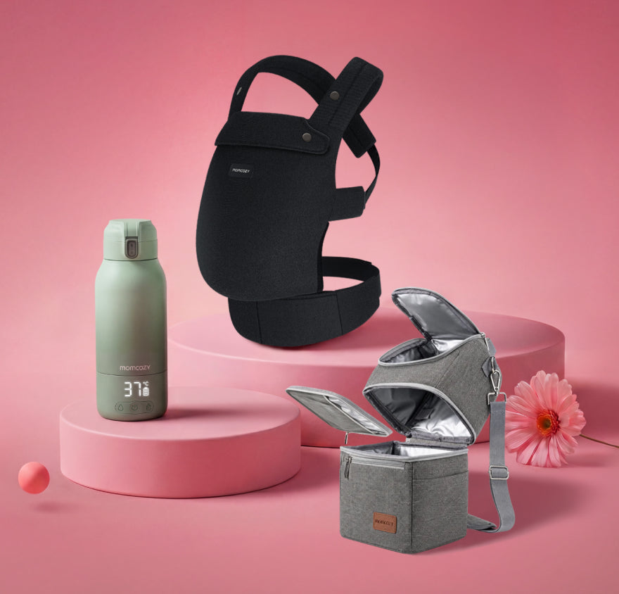 PureHug Babytrage, Kühltasche für Muttermilch und Flaschenwärmer