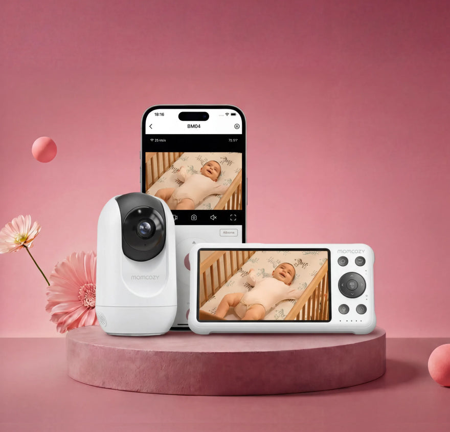 Momcozy 5-Zoll Dual-Mode Intelligentes Babyphone-BM04