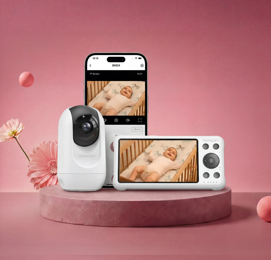 Momcozy 5-Zoll Dual-Mode Intelligentes Babyphone-BM04
