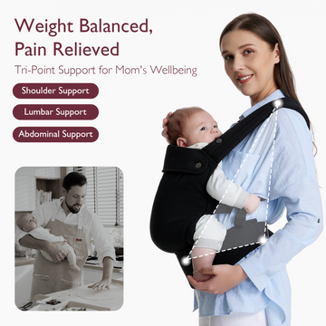 Ergonomic Cozy and Lightweight Baby Carrier Newborn to Toddler