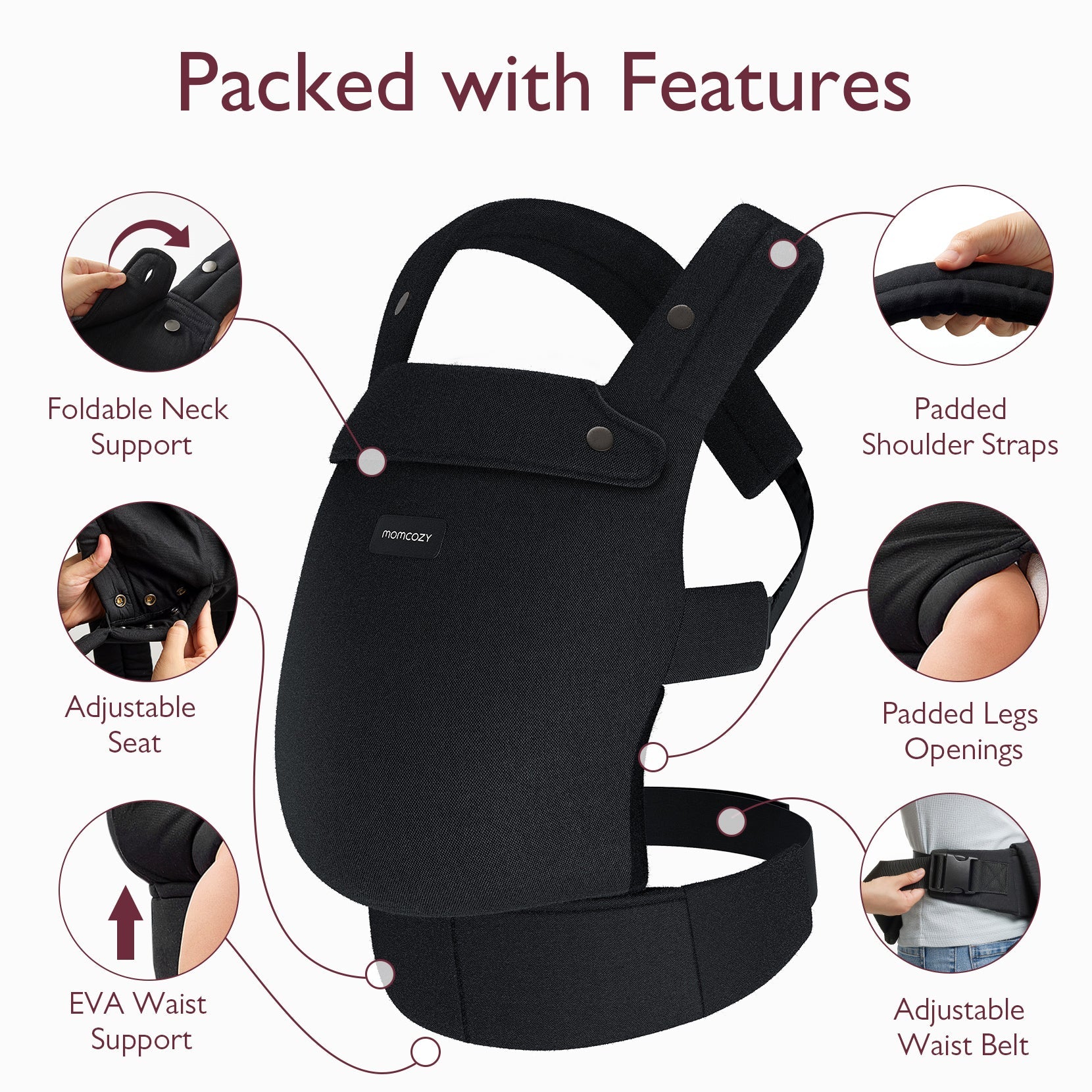 Ergonomic, Cozy and Lightweight - Baby Carrier