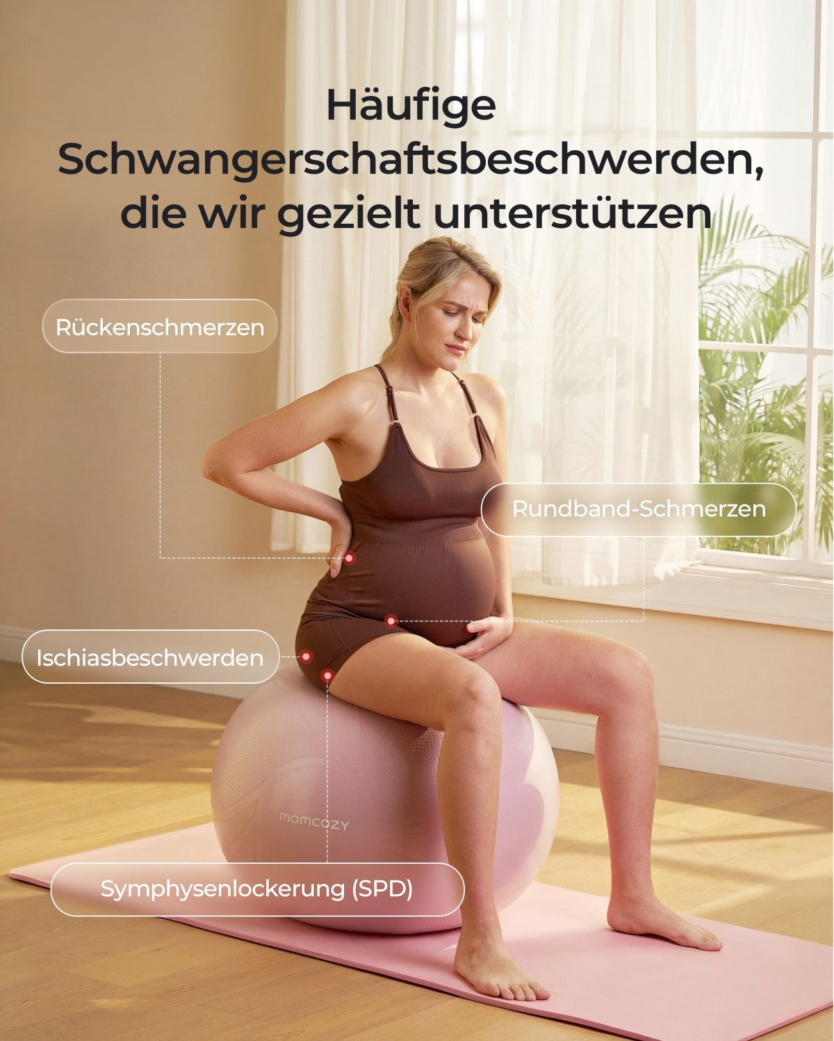 BirthEase Schwangerschaftsball-Set