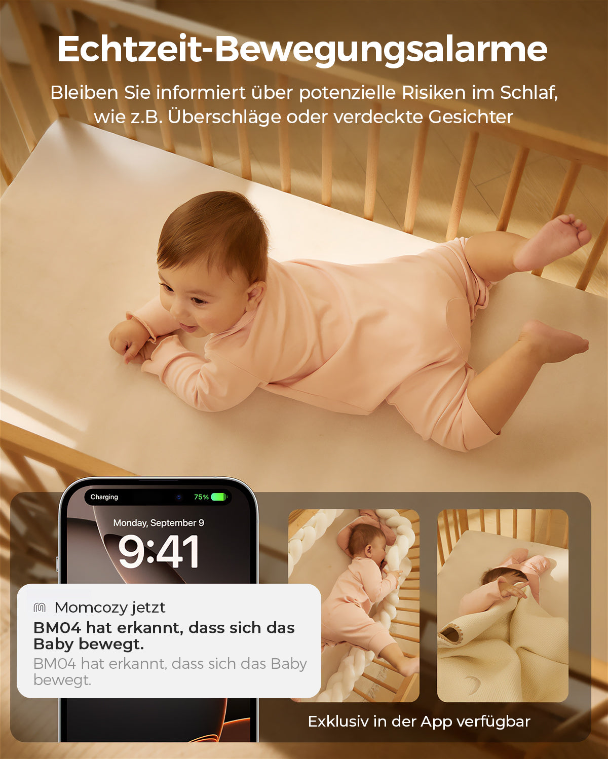 Momcozy 5-Inch Dual-mode Smart Baby Monitor-BM04
