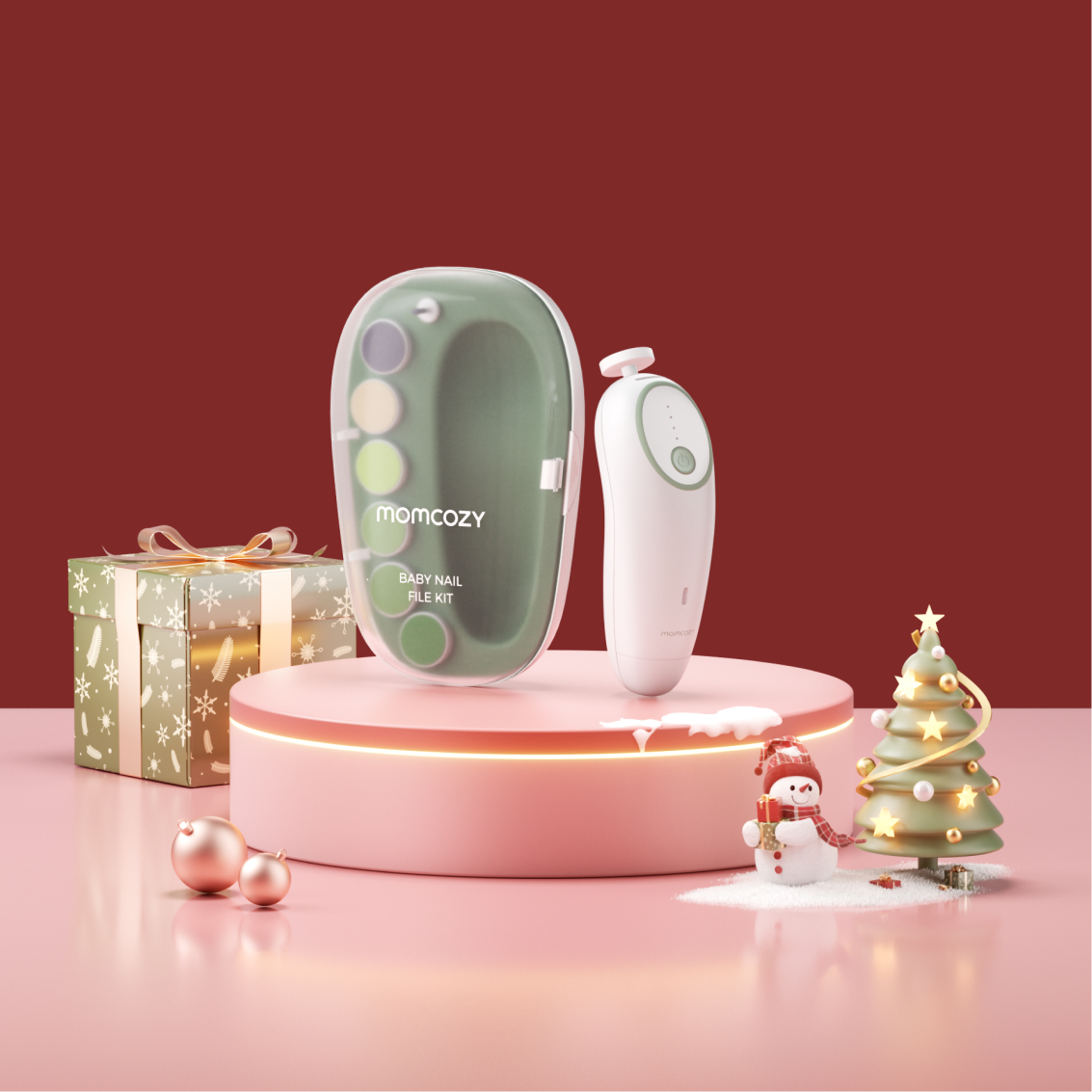 Momcozy Elektrische Babynagelfeile - Geräuscharm