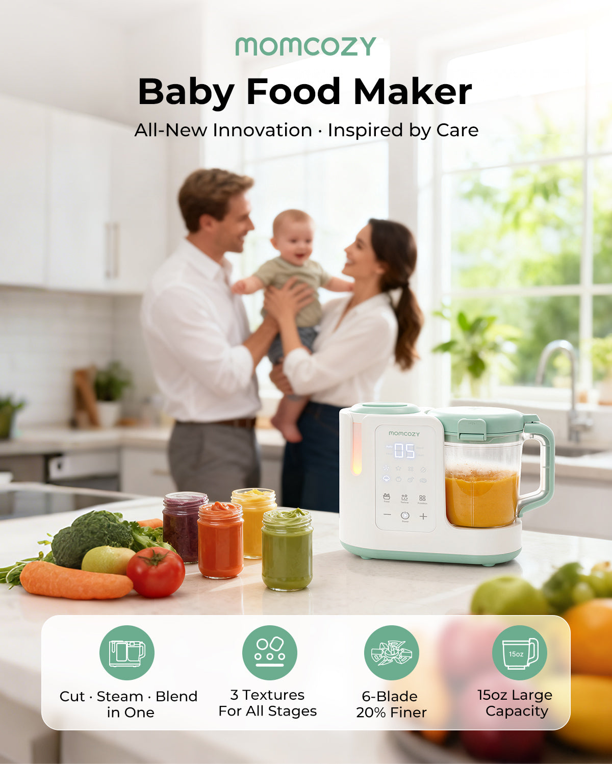 Momcozy AutoMeal Babynahrungszubereiter