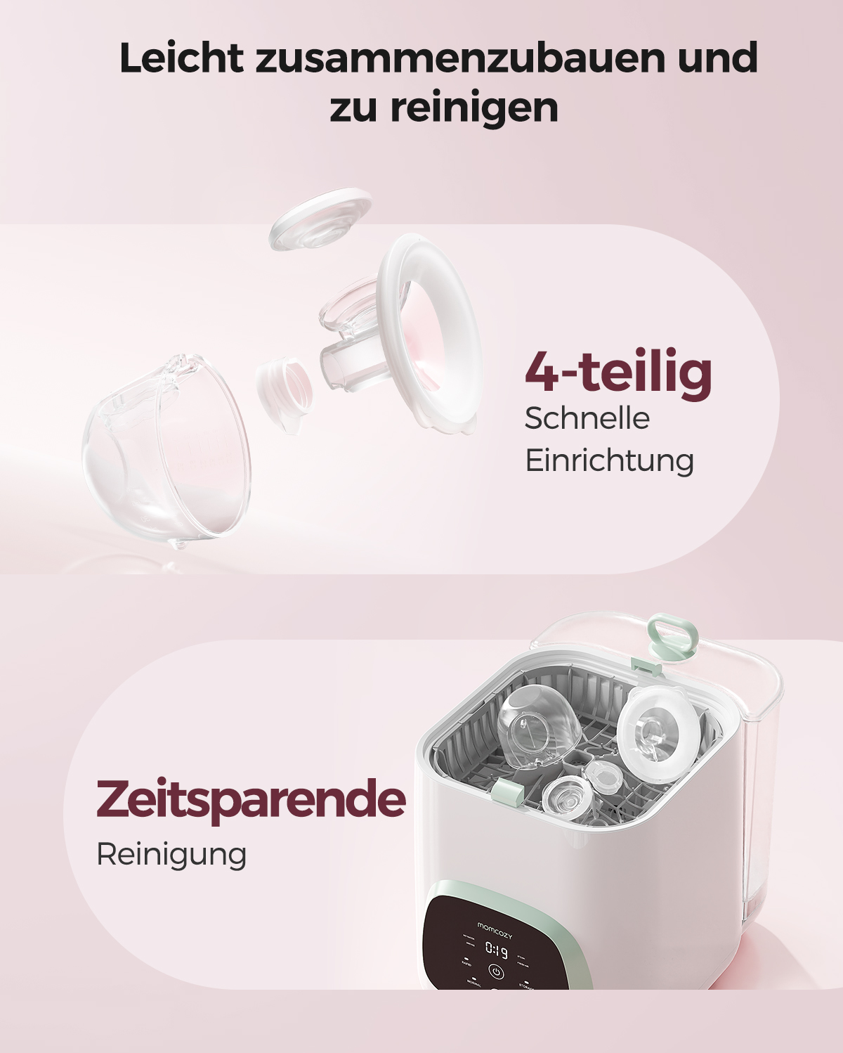 S12 Pro Quick Tragbare Milchpumpe – Neu