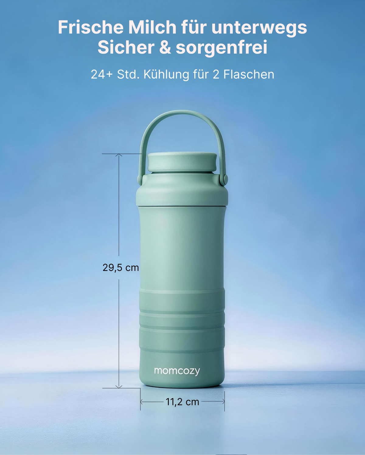 Tragbarer Milchwärmer + 22oz Kühler - On-the-Go Bundle