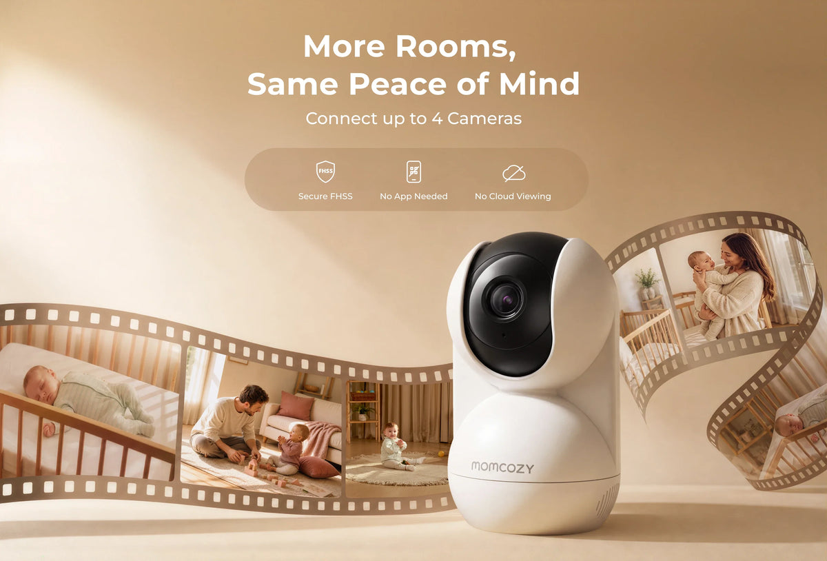 1080p Full HD Kamera für Videobabyphone BM03 Schwarz