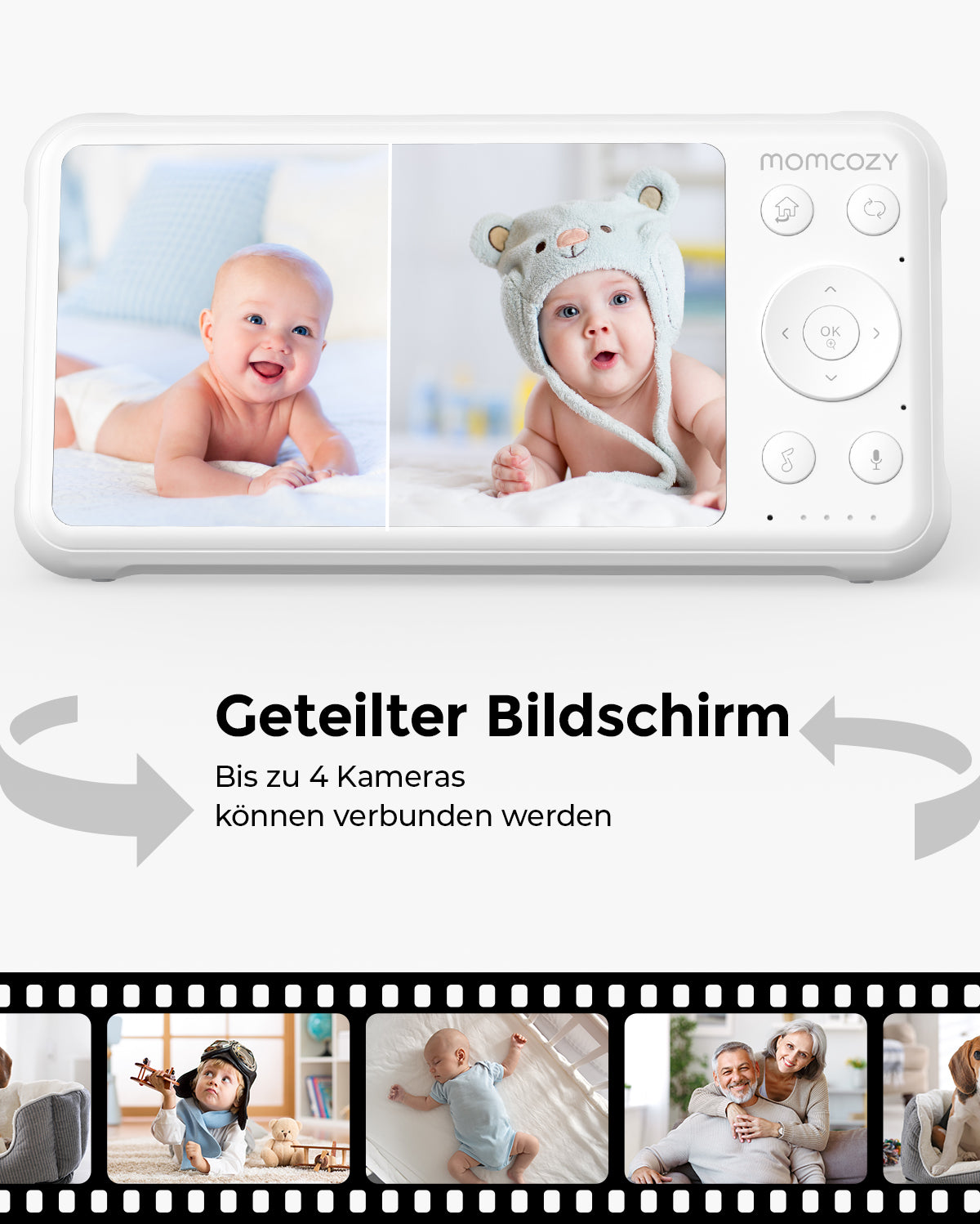 1080P Leistungsstarkes Videobabyphone BM01