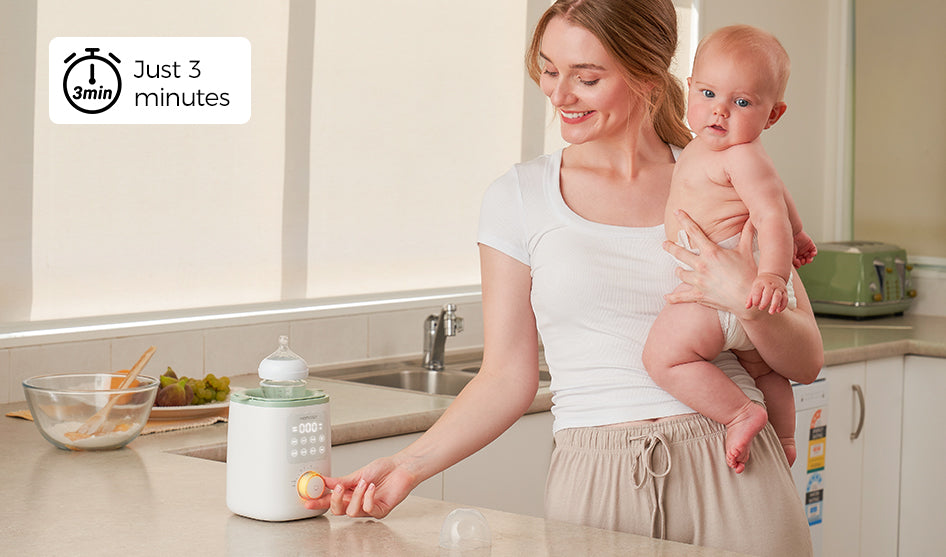 Nutri Smart Analog Baby Bottle Warmer for Quick and Safe Heating