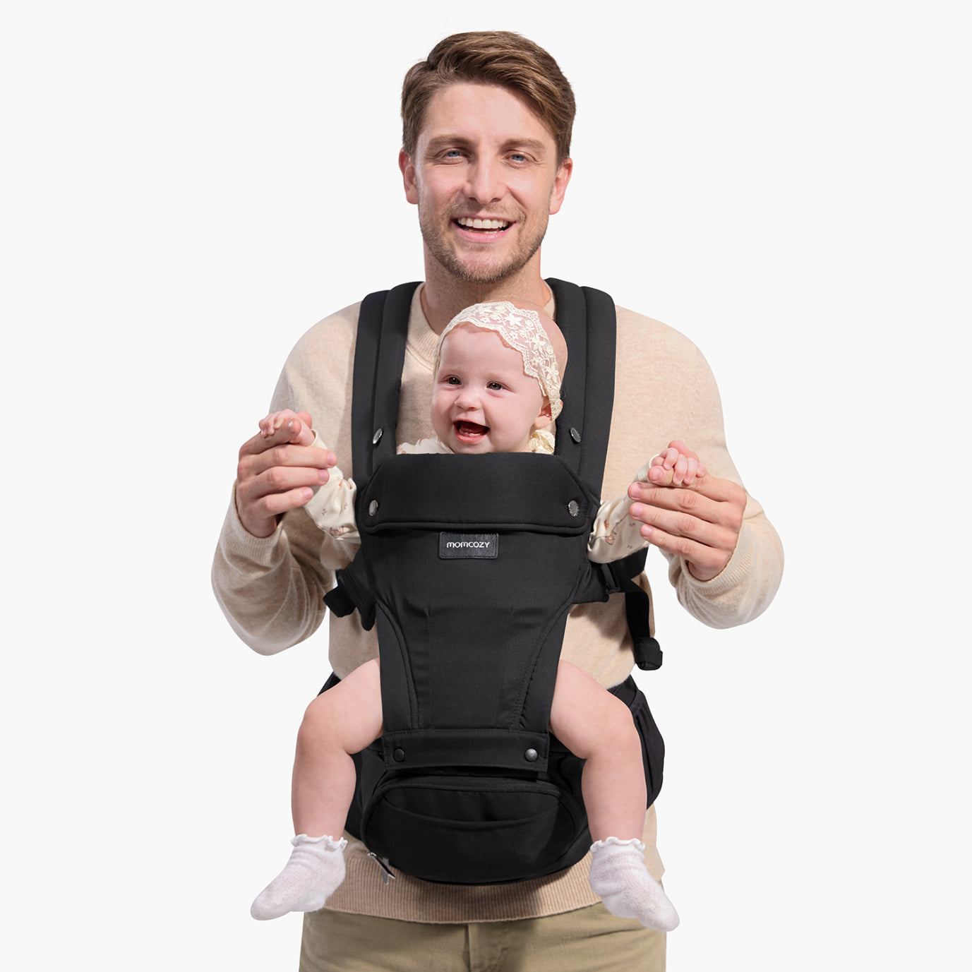 2-In-1 Hip Seat Baby Carrier