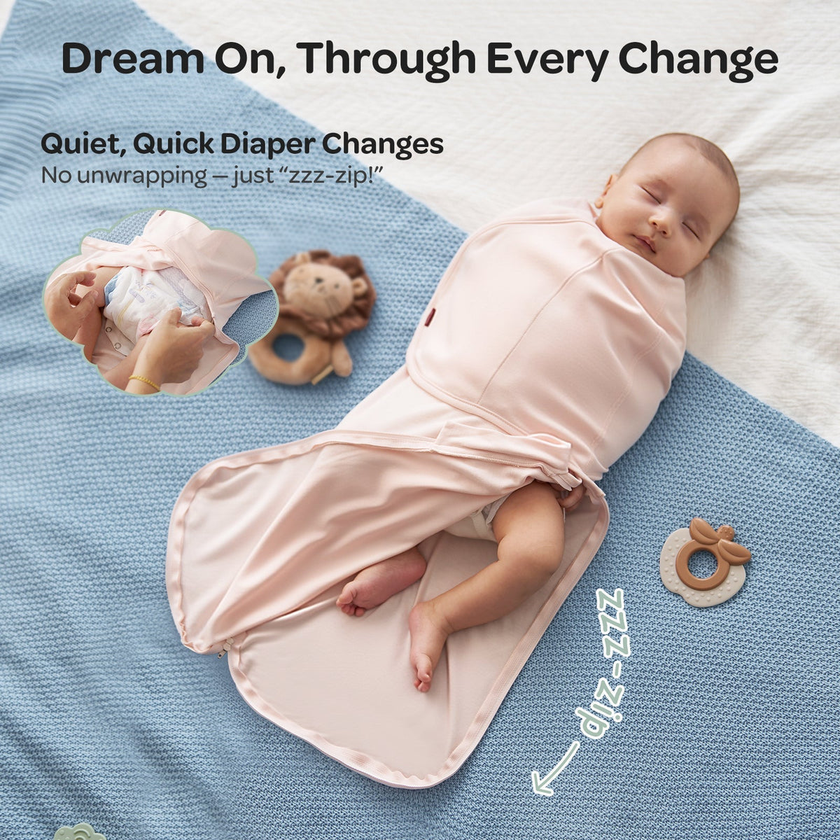 Momcozy Innovatives Flaschenbürsten-Set mit Push-Press-Design