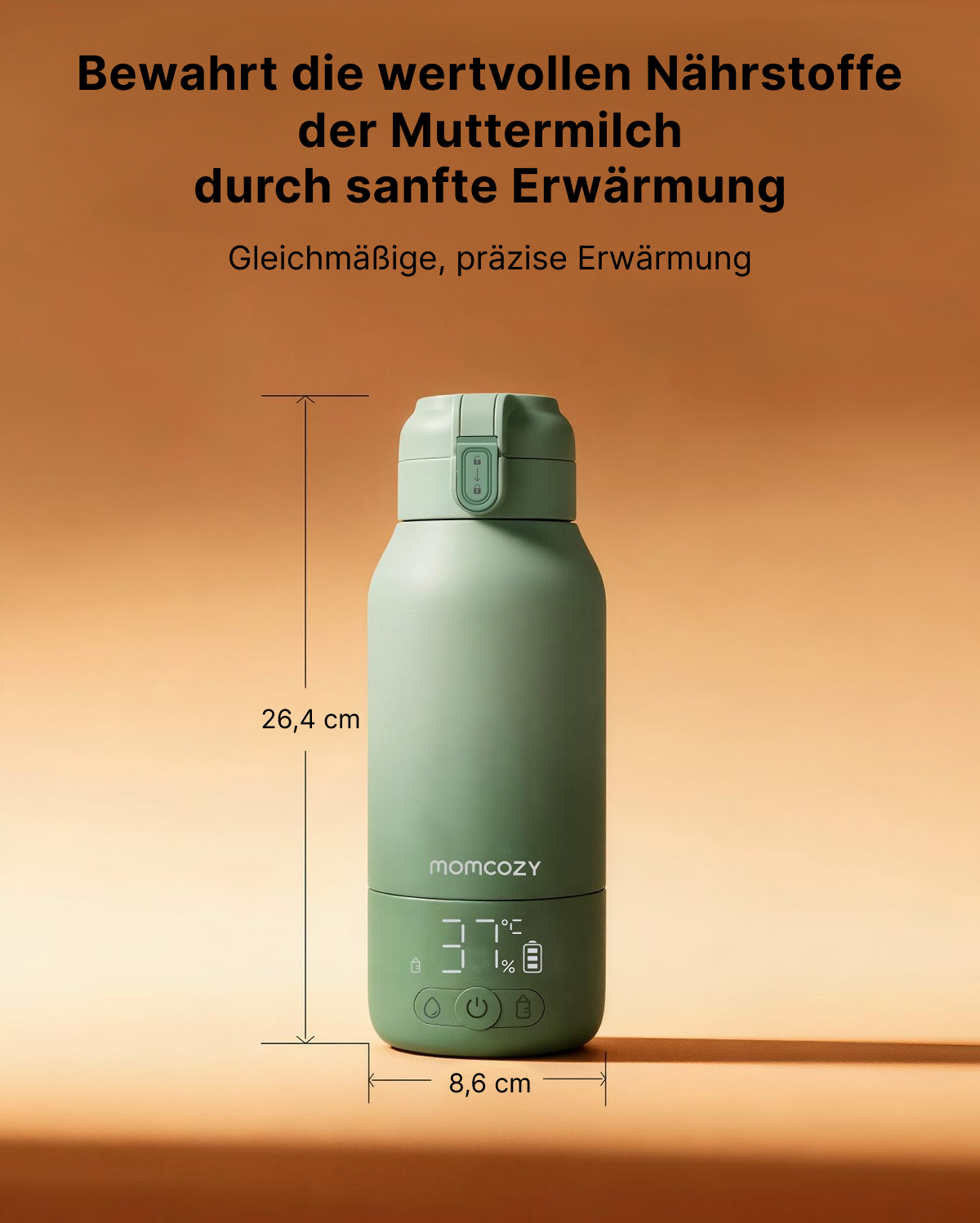 Tragbarer Milchwärmer + 22oz Kühler - On-the-Go Bundle
