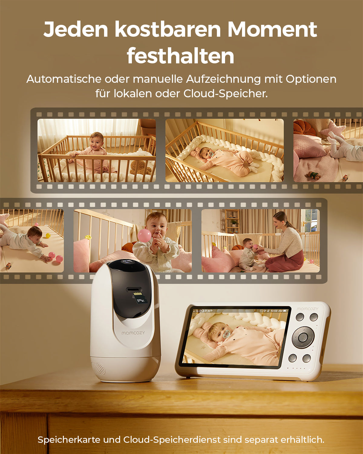 Momcozy 5-Inch Dual-mode Smart Baby Monitor-BM04