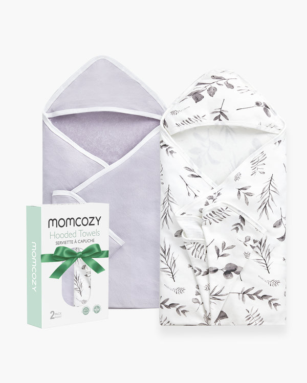 MOMCOZY BABY HOODED TELETEL FÜR NEUBORN DUUBE - 2 Zählung (Packung von 1)
