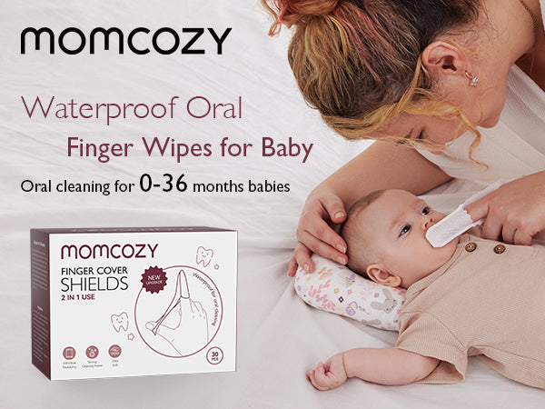 Momcozy Oral Care Series: Finger Wipes (30ct)