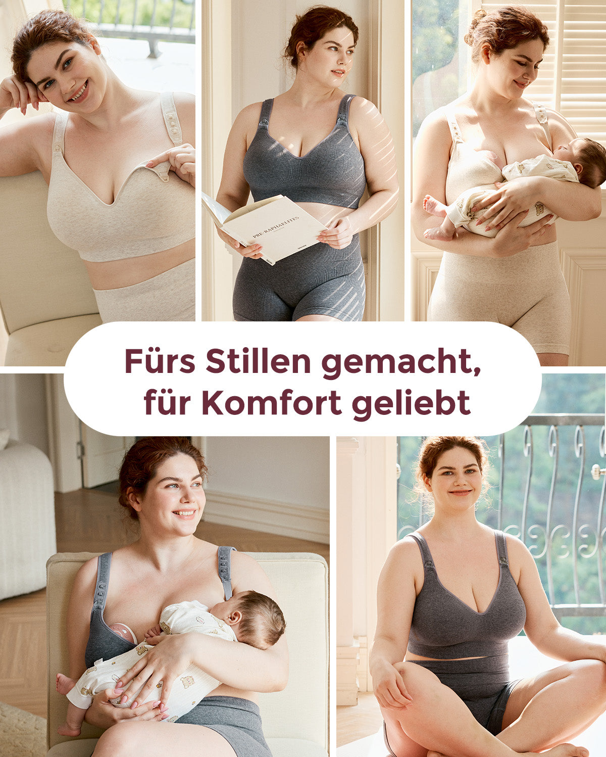 Momcozy Busty Baumwolle Still-BHs