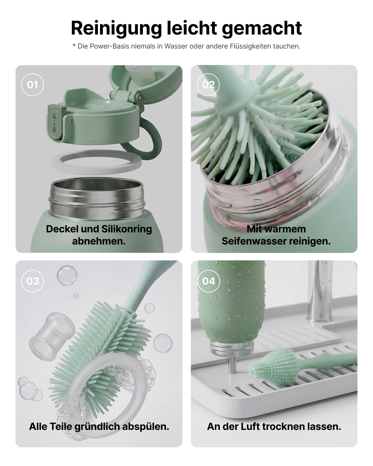 Tragbarer Milchwärmer + 22oz Kühler - On-the-Go Bundle