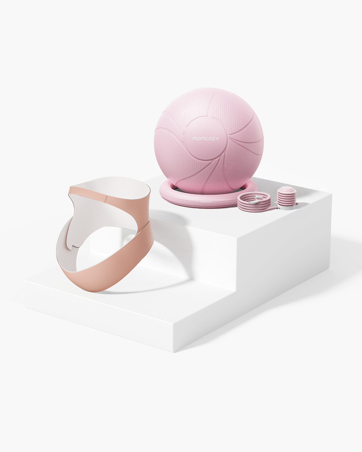 Ergonest Schwangerschaftsband & BirthEase Geburtsball Set