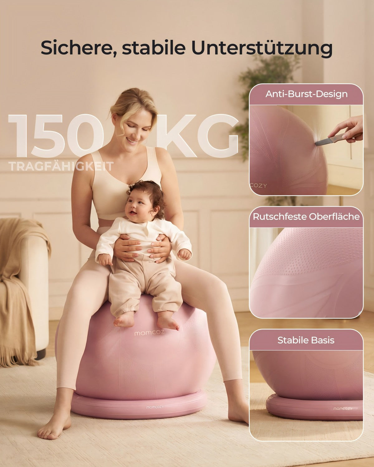 BirthEase Schwangerschaftsball-Set