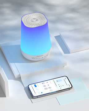 Intelligente Baby Sound Maschine - App Fernbedienung