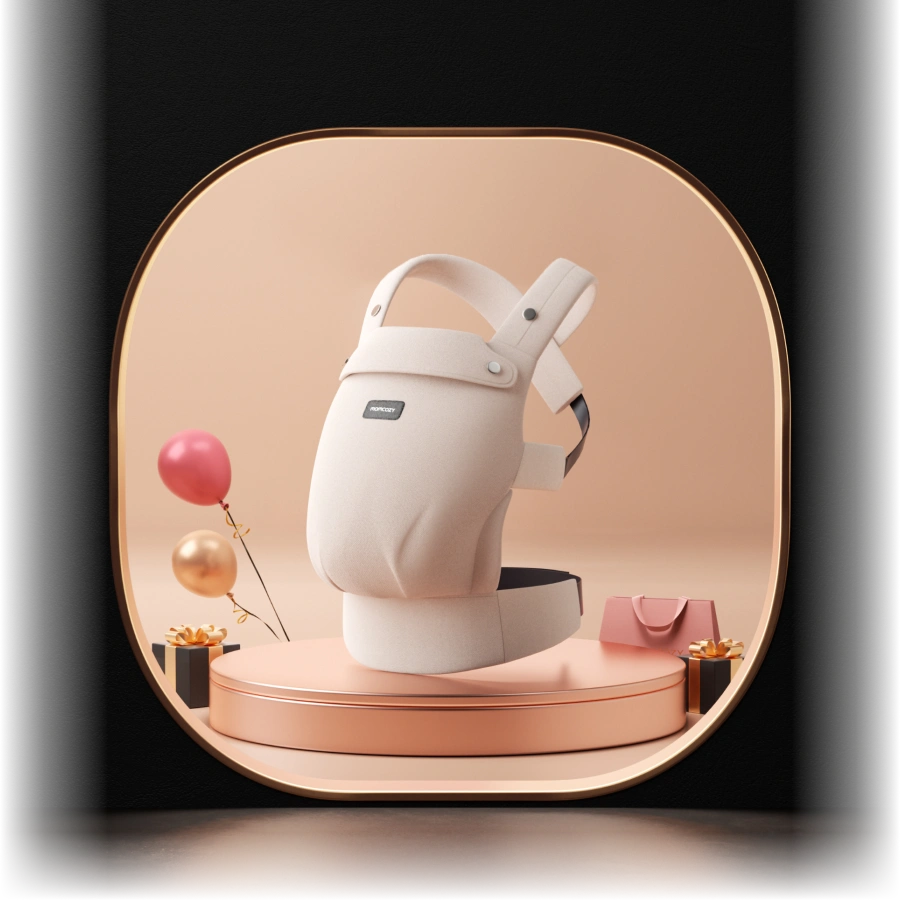 Ergonomisch, gemütlich und leicht - Babytrage für Neugeborene bis Kleinkinder