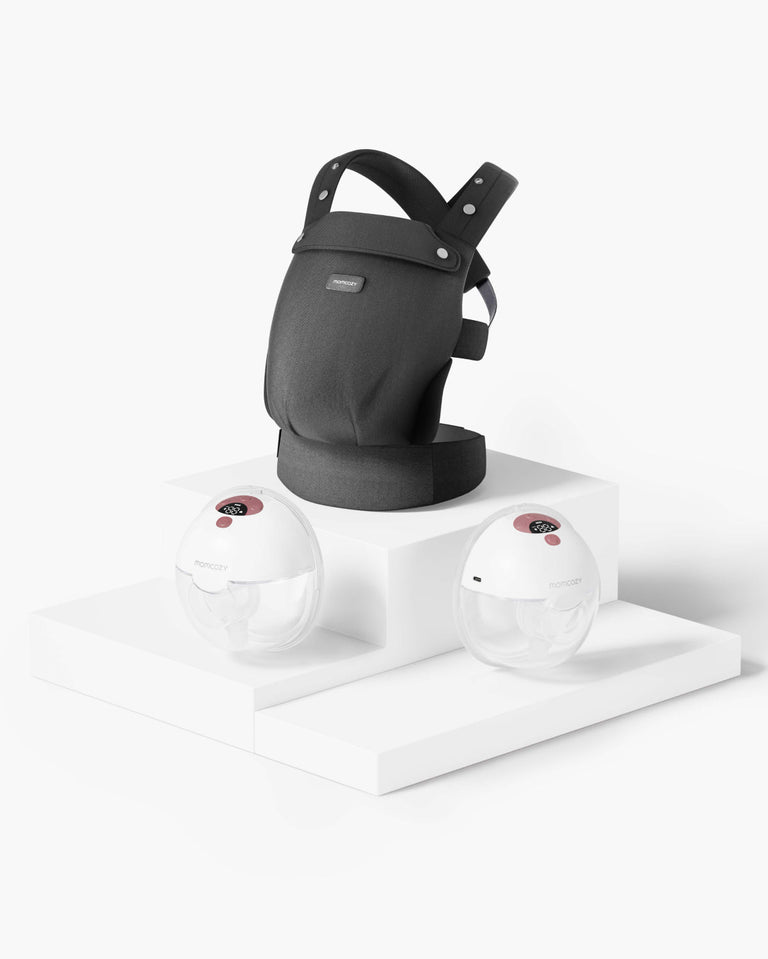 Translation missing: de.On-the-Go Bundle: M5 Smart freihändige Milchpumpe und PureHug Babytrage