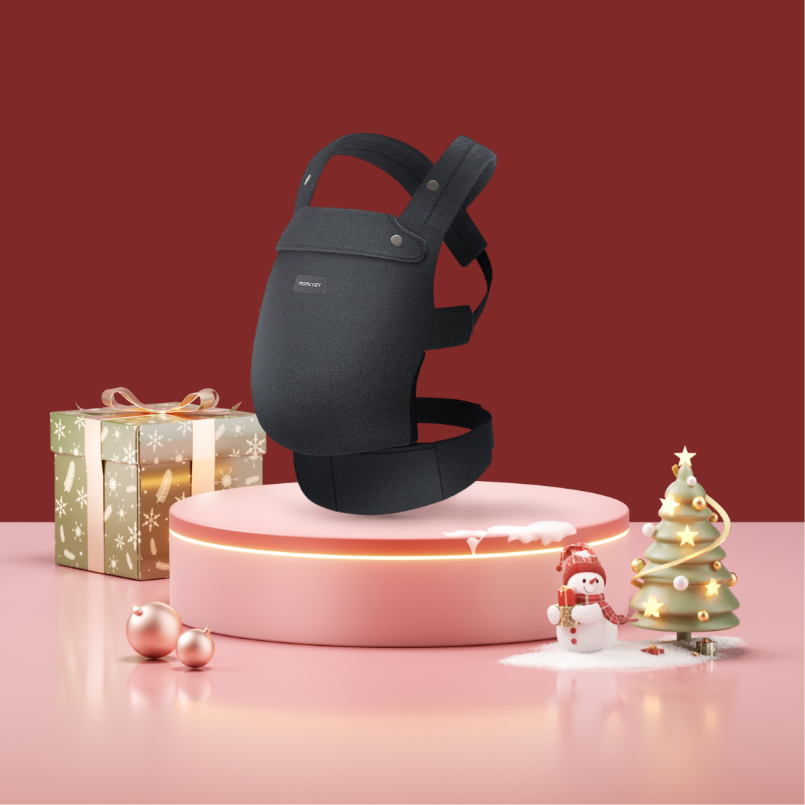 Ergonomisch, gemütlich und leicht - Babytrage für Neugeborene bis Kleinkinder