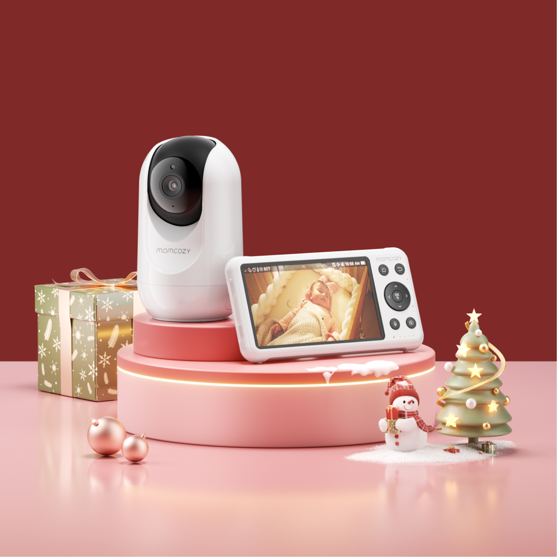 Momcozy 5-Zoll Dual-Mode Intelligentes Babyphone-BM04