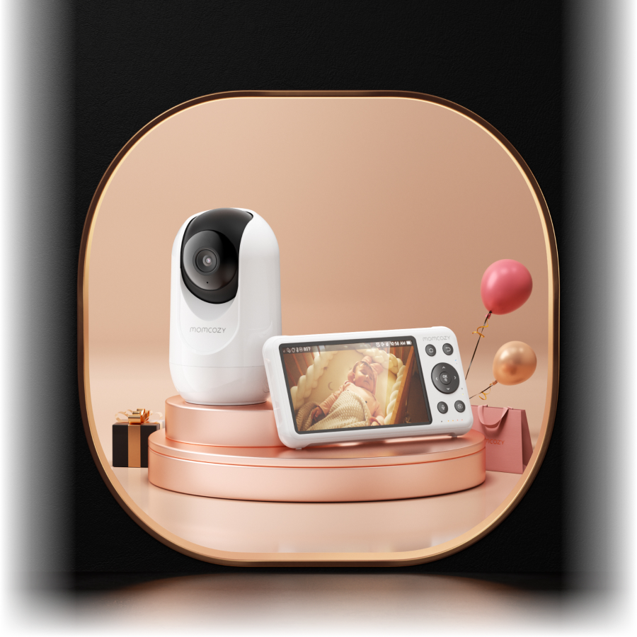 Momcozy 5-Inch Dual-mode Smart Baby Monitor-BM04