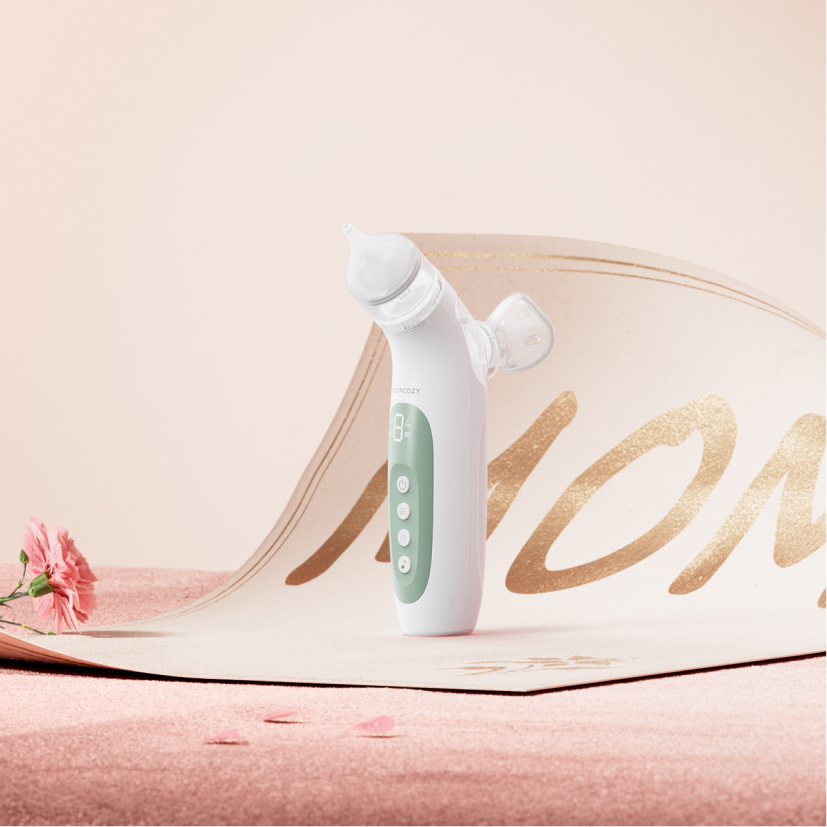 Momcozy BreezyClear™ 2-in-1 Elektrischer Nasensauger mit Sprüh- und Saugfunktion