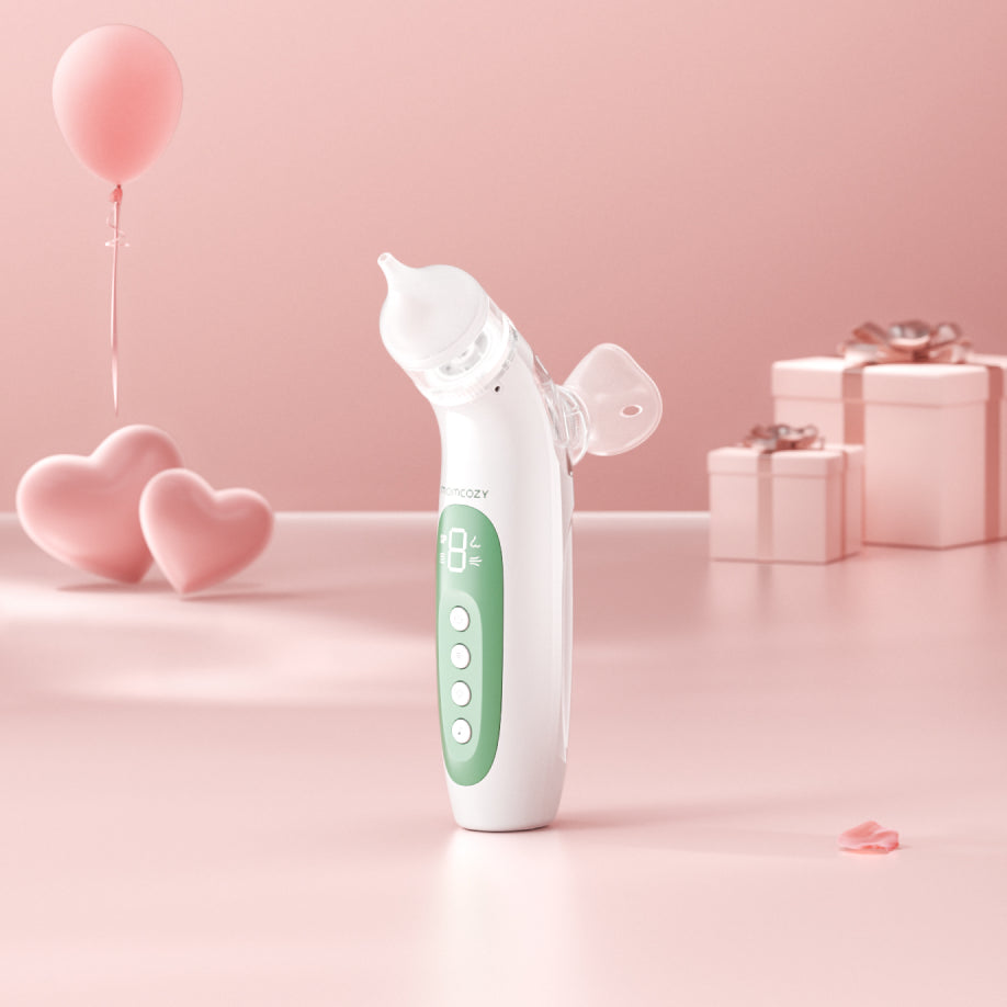 Momcozy BreezyClear™ 2-in-1 Elektrischer Nasensauger mit Sprüh- und Saugfunktion
