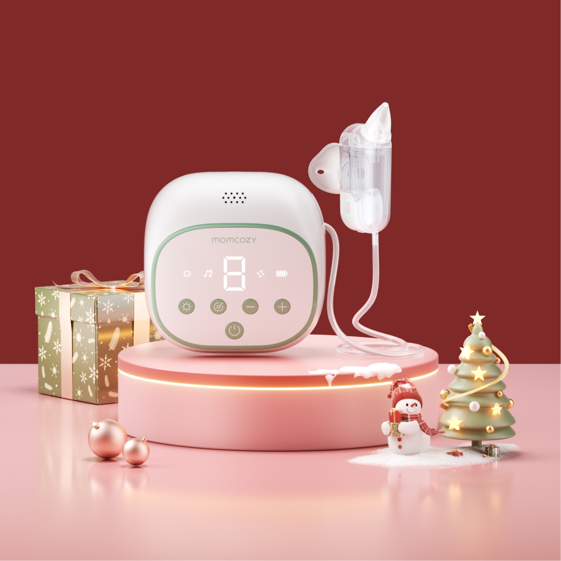 Momcozy BreezyClear Pro™ 2-in-1 Elektrischer Nasensauger mit Sprüh- und Saugfunktion