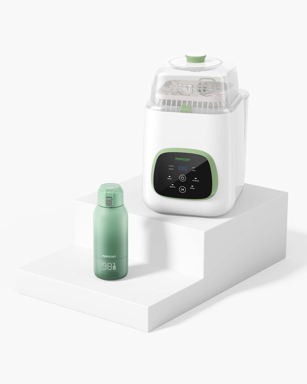 KleanPal Pro Flaschenwaschmaschine & tragbarer Milchwärmer Bundle