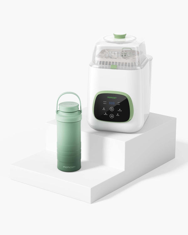 KleanPal Pro Bottle Washer & Portable Milk Cooler Bundle