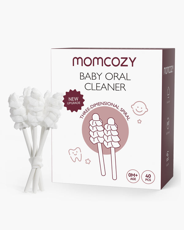 Momcozy Mundpflege-Serie: Baby-Fingerzahnbürste, Tücher-Zahnbürste, Zungenreiniger & Zahnbürste