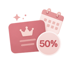 Bis zu 50 % RabattMonatlicher Flash-Sale für Mitglieder (am 7.)