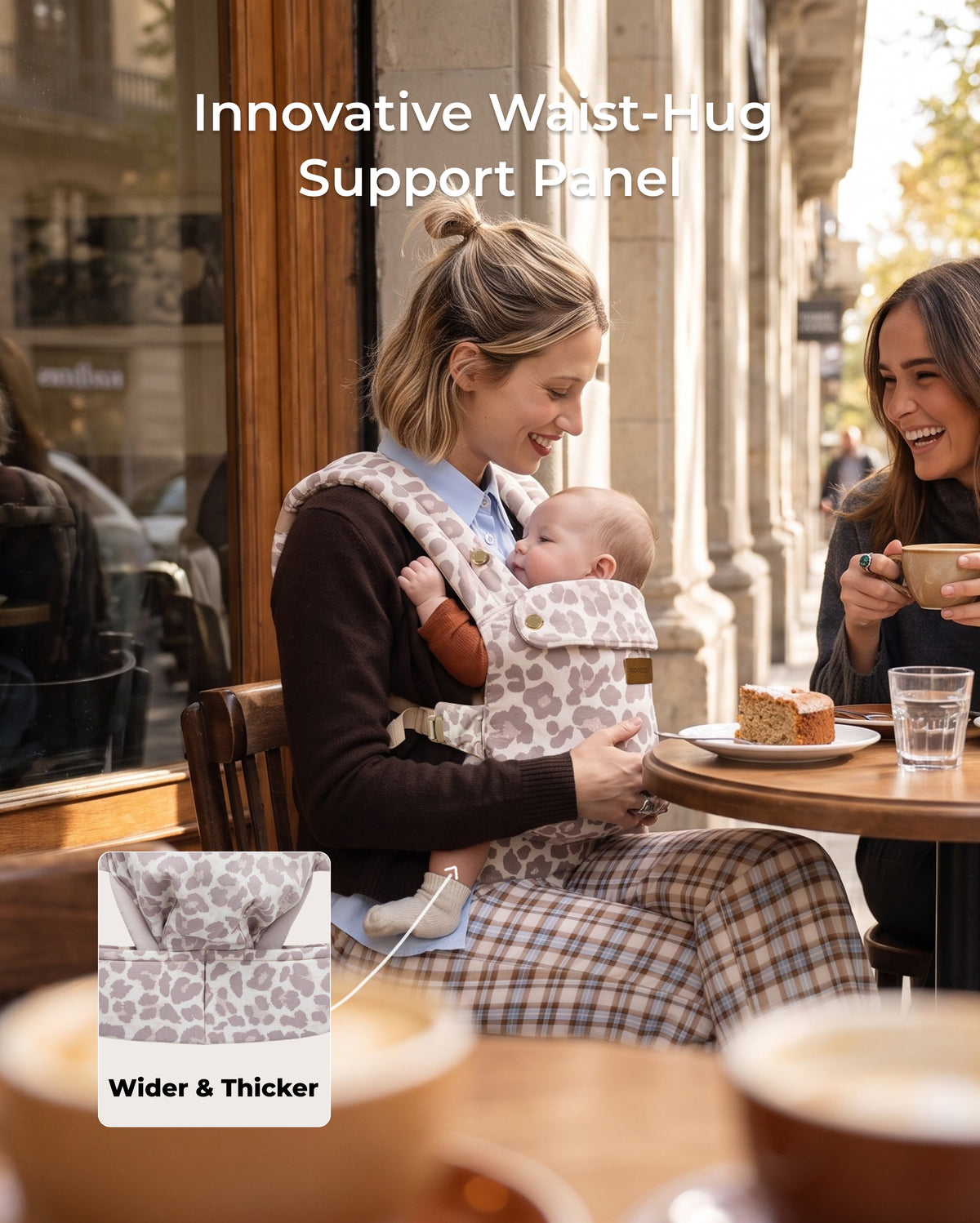 Momcozy PureHug Babytrage - Ergonomisch, gemütlich und federleicht