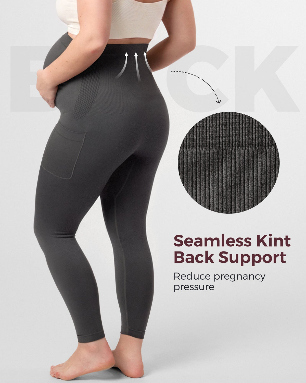 Umstandsleggings über dem Bauch – Umstands-Yogahosen